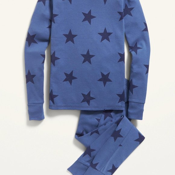 New Gender-Neutral Printed Snug-Fit Pajama Set for Kids - Picture 2 of 2